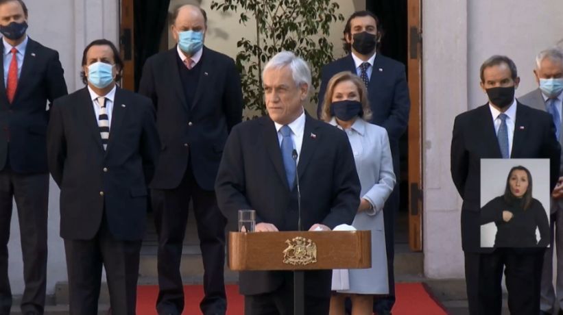 [EN VIVO] Presidente Piñera anuncia cambio de gabinete: Víctor Pérez asume en Interior