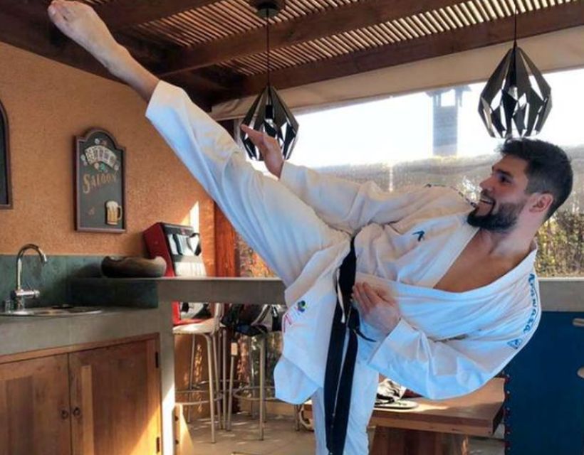 Rodrigo Rojas, un karateca nacional en cuarentena: 