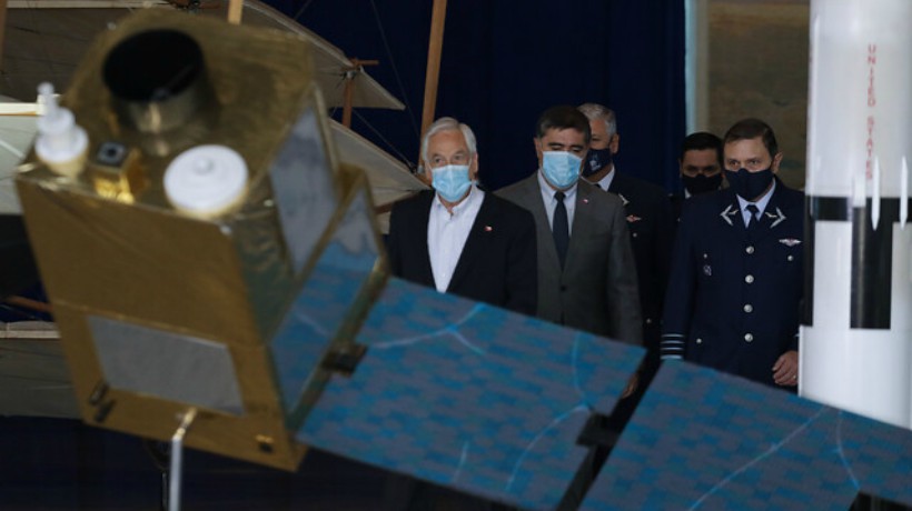 Sebastián Piñera presentó nuevo Sistema Nacional Satelital