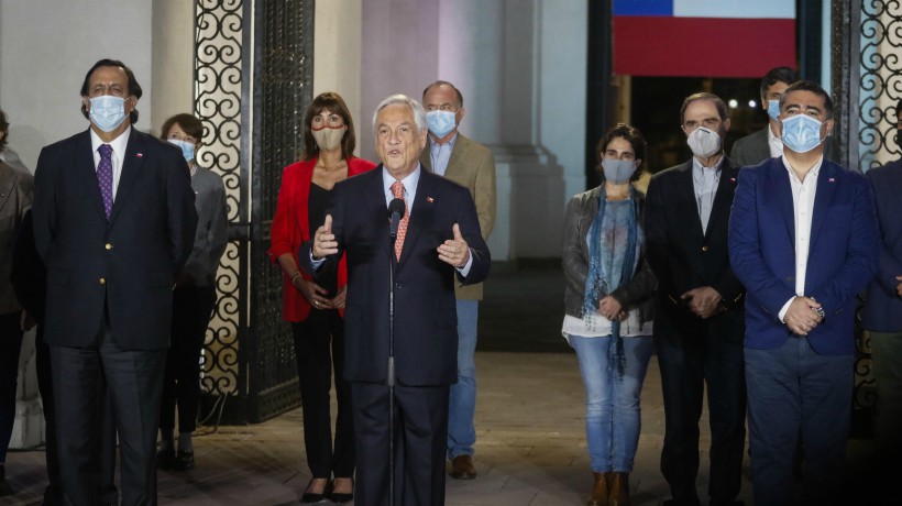 Presidente Piñera reconoció triunfo del Apruebo y dijo que: 