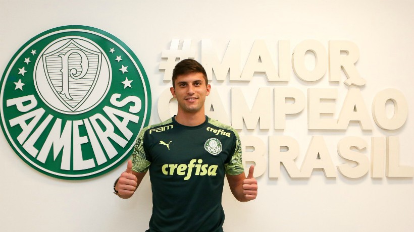 Kuscevic presentado en Palmeiras: 