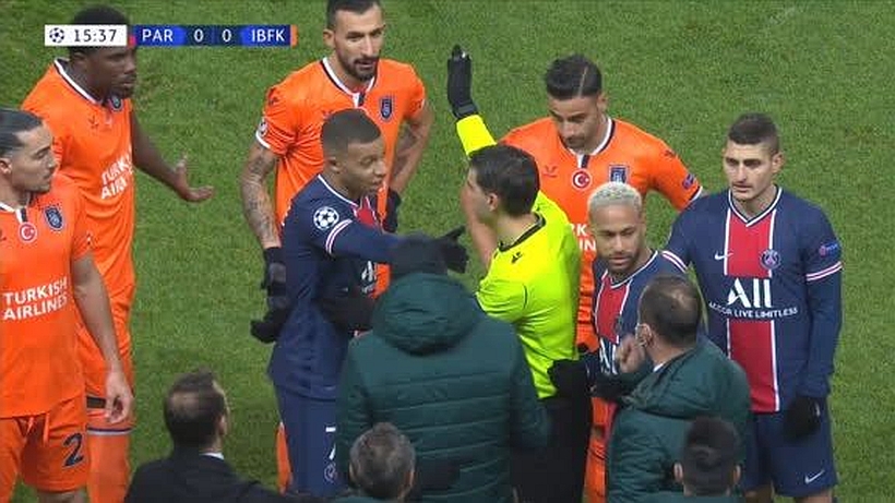 [VIDEO] Insulto racista del cuarto árbitro termina en suspensión del encuentro entre el PSG y el Estambul Basaksehir por la Champions League