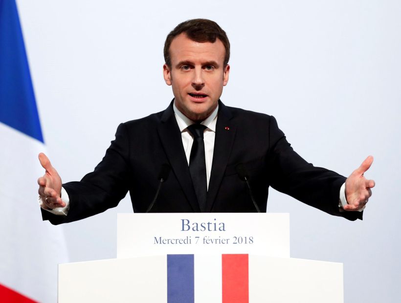 El presidente de Francia, Emmanuel Macron, dio positivo a Covid-19