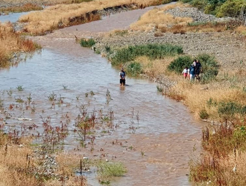  VIDEO  Agua del r  o Aconcagua cruz   Quillota  caudal podr  a