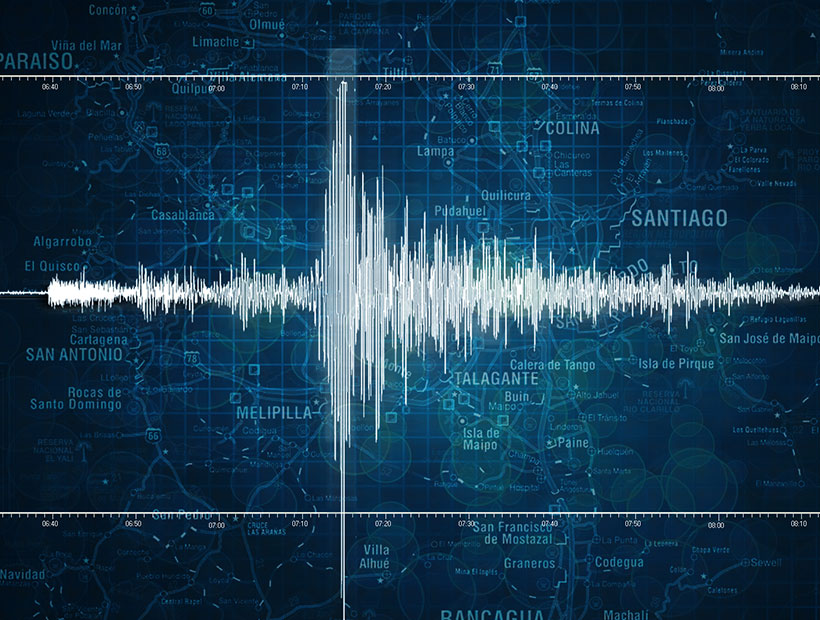 Sismo de mediana intensidad se percibió esta tarde en la zona central