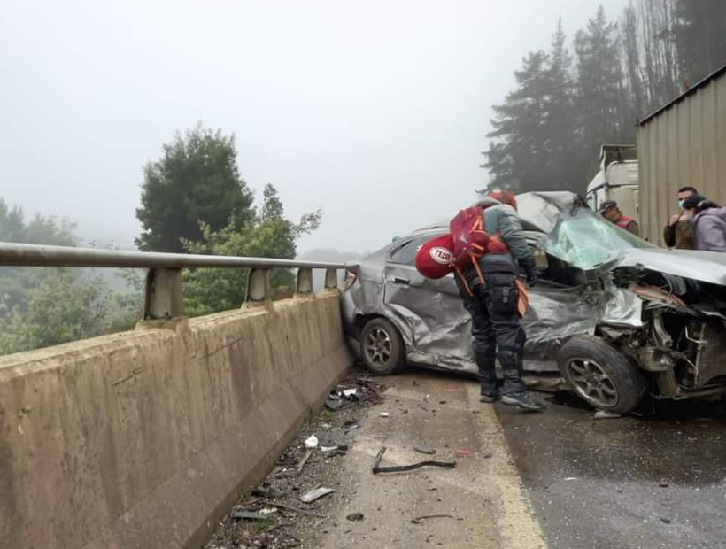 Accidente en Angol deja un fallecido y más de dos lesionados