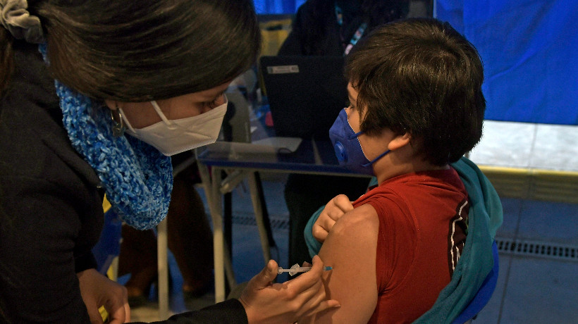 Vacunación en menores de edad supera el 82% en La Araucanía