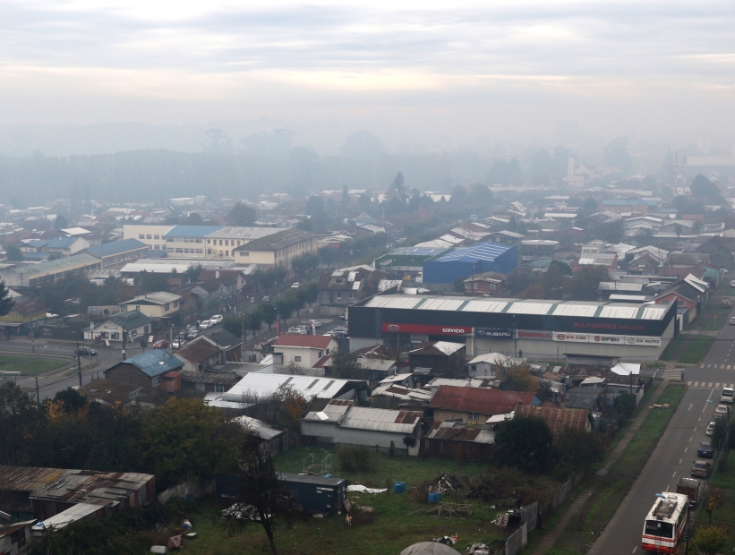 Osorno sigue con mala calidad del aire
