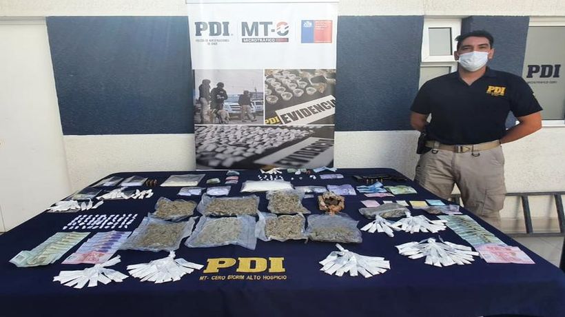 Detienen a 11 personas por microtráfico de drogas en Alto Hospicio