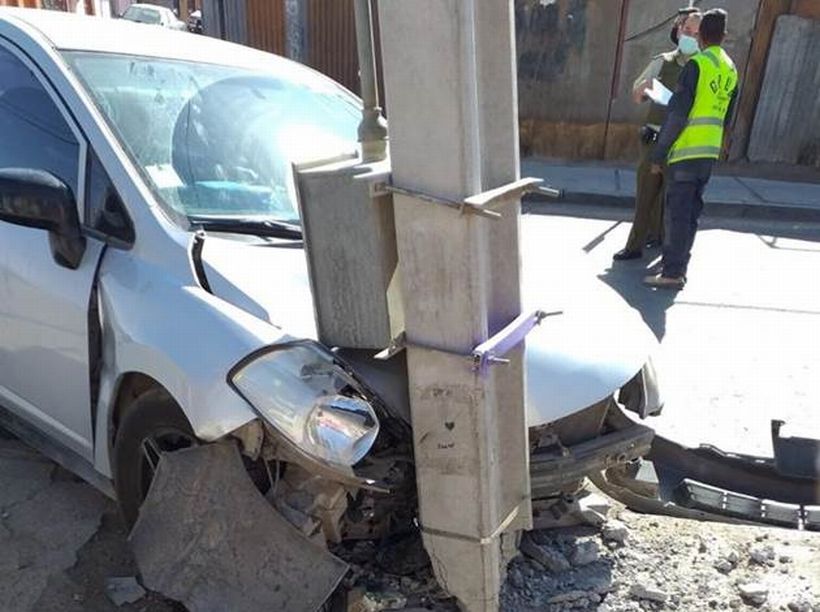 Más de 49 mil clientes sufrieron interrupciones del suministro eléctrico por postes chocados en la región de Arica