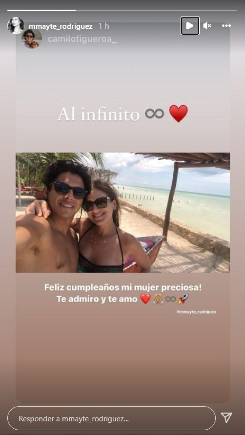 Mayte Rodríguez recibió romántico saludo de cumpleaños de su pareja
