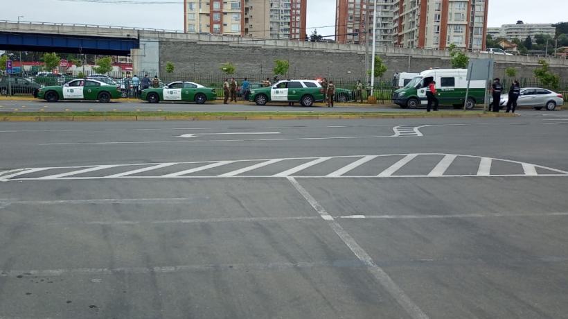 Portonazo en Concepción terminó con persecución policial y dos detenidos