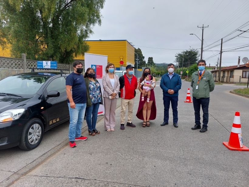 Lanco tiene su primera línea de taxis colectivos urbanos