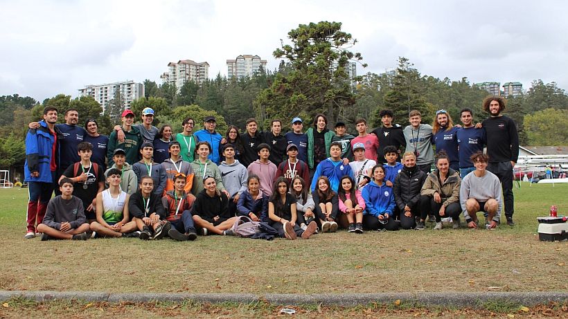Deportista de la región de Los Lagos destacaron en remo durante Campeonato Nacional de Asociaciones