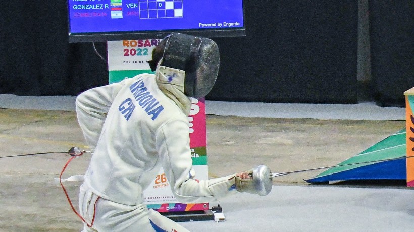 El antofagastino Javier Carmona logró bronce en la Esgrima en los Juegos Suramericanos de la Juventud Rosario 2022