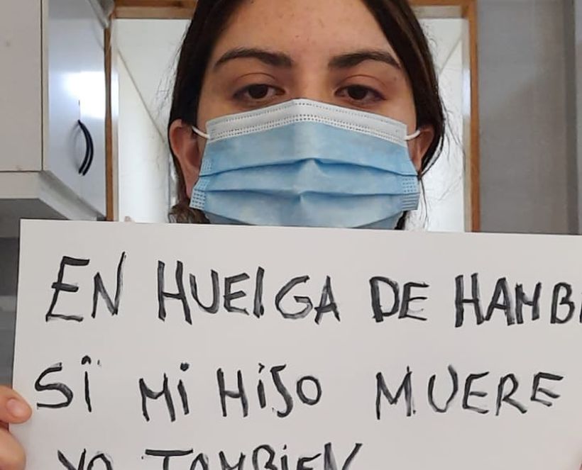 Valdivia: Mamá de bebé con Atrofia Muscular Espinal inició huelga de hambre