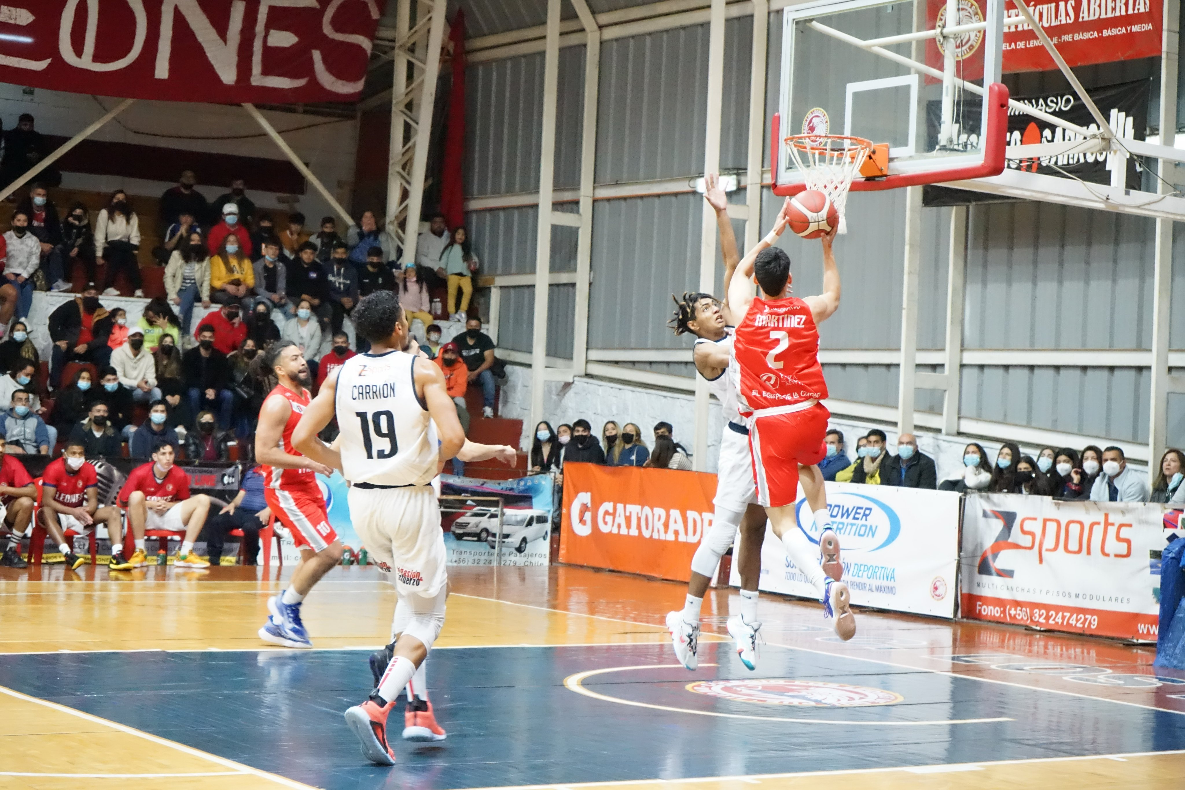 El CDV cayó 87-85 con Leones en primer partido de semifinales