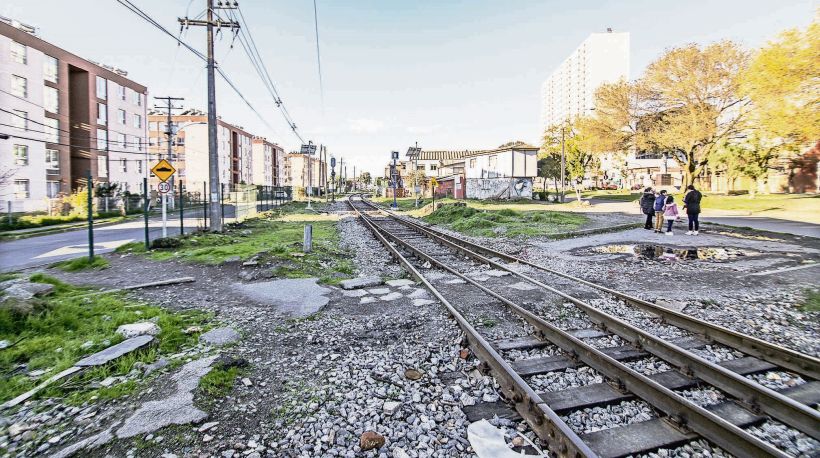 Más de 4 mil metros de reja en vía férrea se han robado en el Biobío