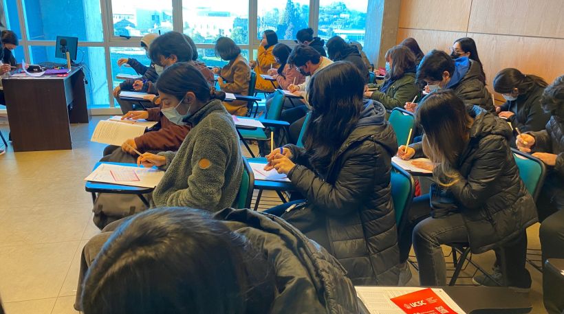 Cerca de mil estudiantes participaron de Ensayo Paes en la Universidad Católica de la Santísima Concepción