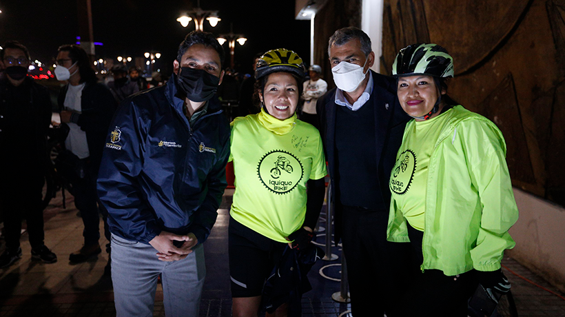 Se inauguró la primera estación pública de reparación de bicicletas en Iquique