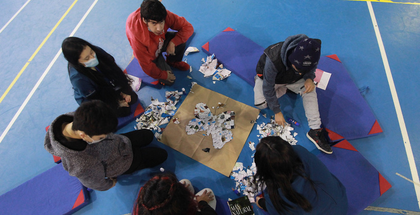 Estudiantes realizaron trabajo comunitario e inclusivo en Puerto Montt