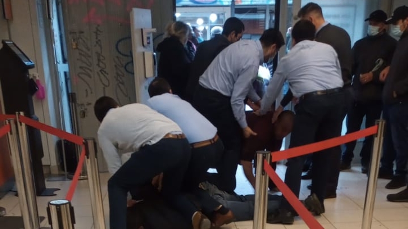 Dos personas fueron detenidas al causar disturbios al interior del ServiEstado de Osorno
