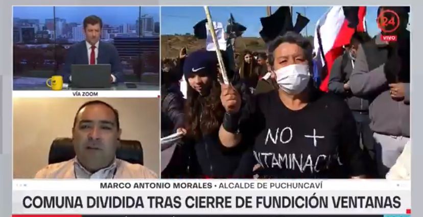 Alcalde de Puchuncaví por crisis de fundición Ventanas: “Jamás se me conversó que el proceso era el cierre”
