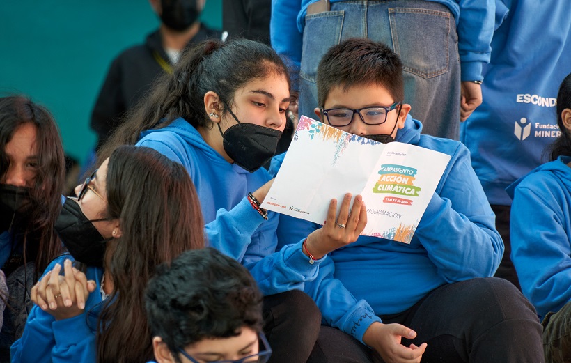 Fundación M. Escondida inició primer campamento de acción climática en Antofagasta