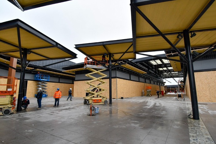 Obras de Outlet Chillán presentan un 96% de avance Obras de Outlet Chillán presentan un 96% de avance