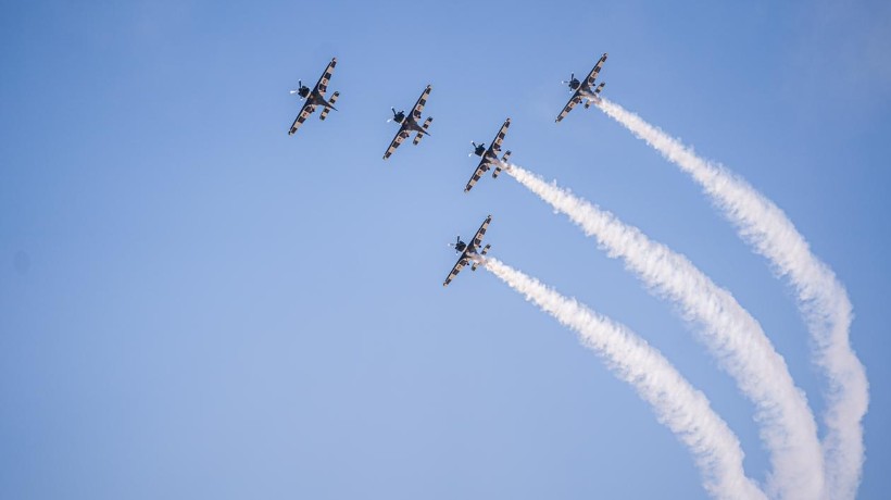 Escuadrilla de alta acrobacia “Halcones” de la Fach realizarán presentación este fin de semana en Antofagasta