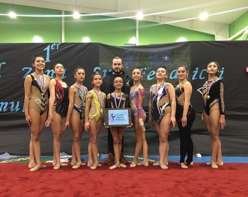 Gimnastas valdivianas del club Nova Stella brillaron en Temuco