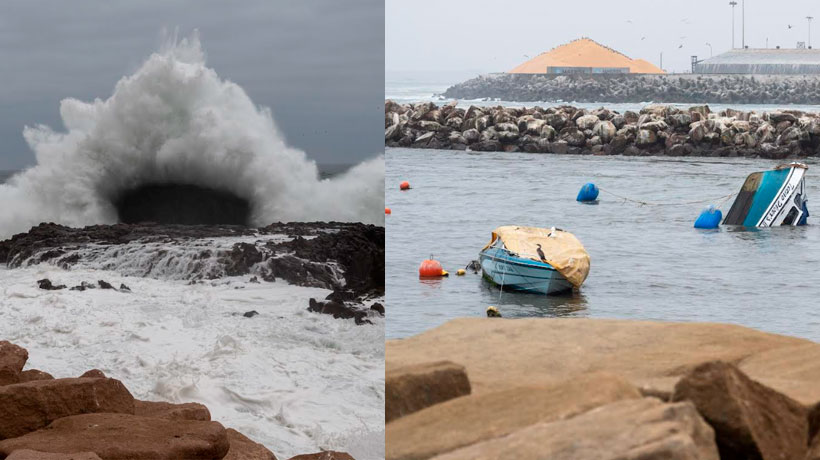 Arica: Capitanía de puerto restringe acceso a ex isla Alacrán por marejadas
