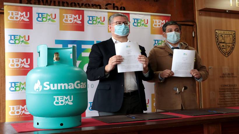 Temuco: Municipalidad firma convenio con Sumagas para bajar precios del gas Temuco: Municipalidad firma convenio con Sumagas para bajar precios del gas