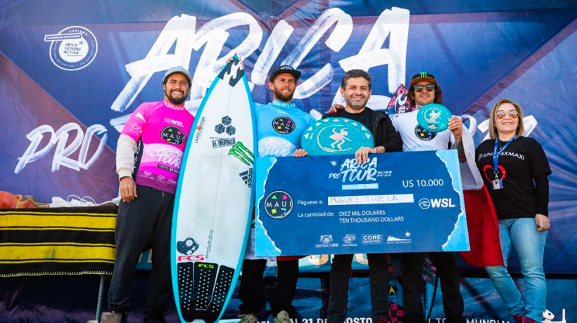 Ariqueño logró el tercer lugar del Arica Pro Tour 2022