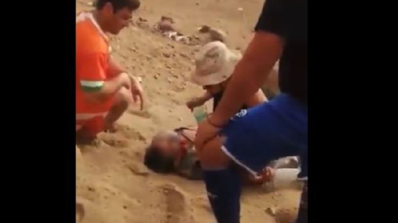 [VIDEO] Árbitro que fue golpeado y lanzado a una quebrada en Antofagasta presentó denuncia en Carabineros