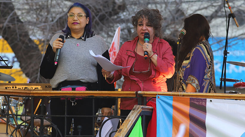 Condena transversal por acto sexual que involucró la bandera chilena en convocatoria por el apruebo en Valparaíso
