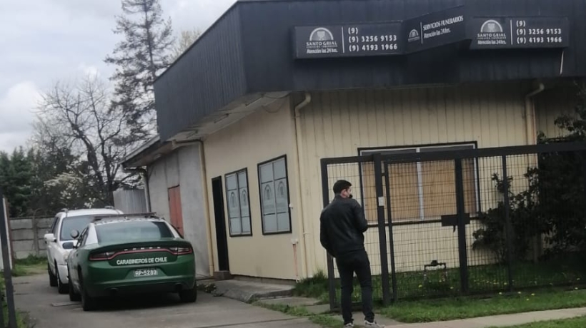 Encuentra muerto a trabajador de funeraria en Osorno