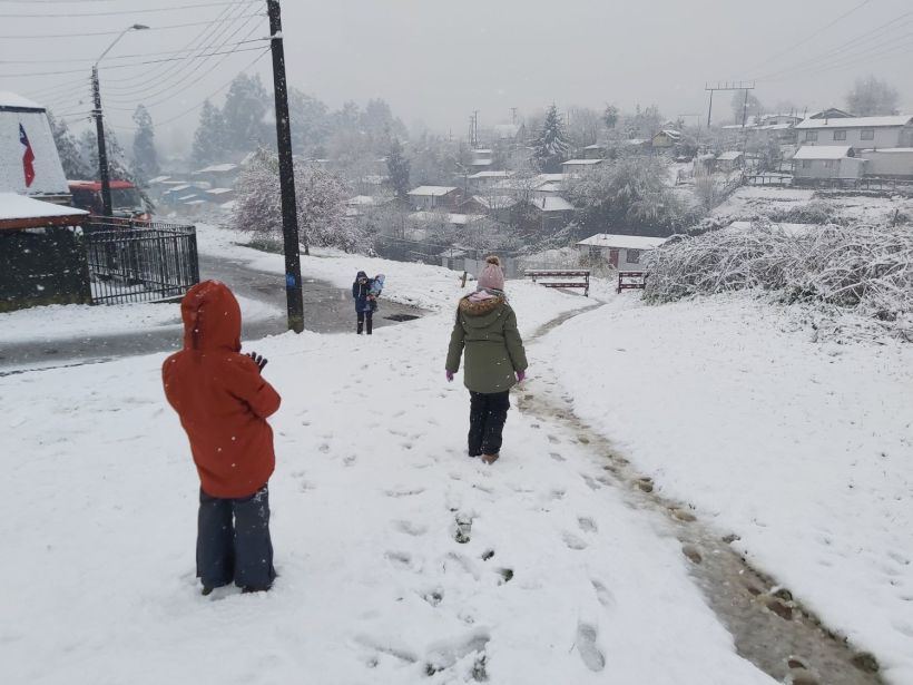 Así han contado en Los Ríos el regreso de la nieve: vea más videos e imágenes Así han contado en Los Ríos el regreso de la nieve: vea más videos e imágenes