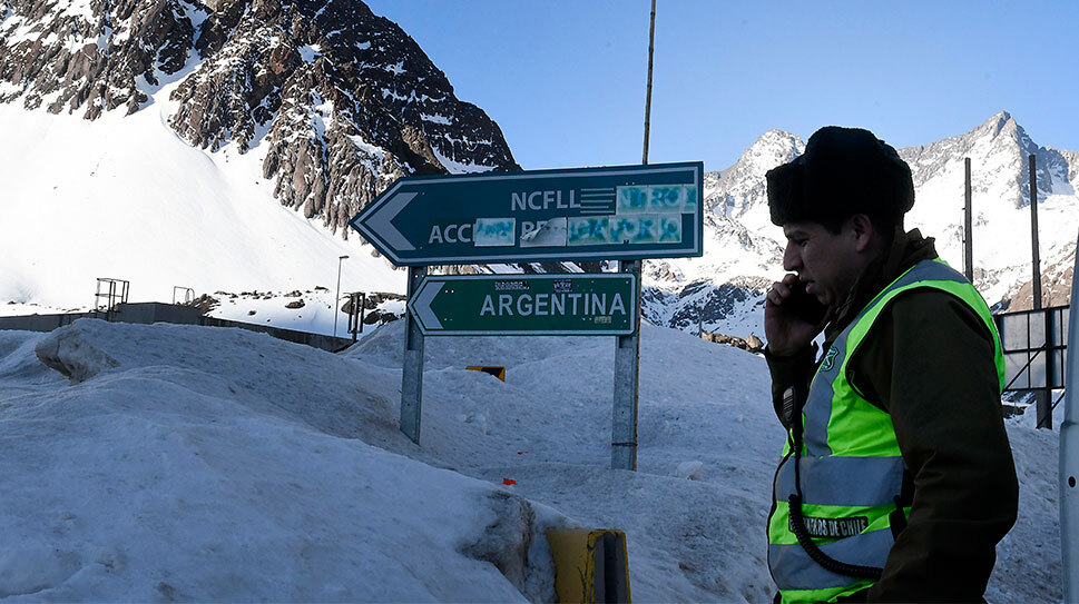 Paso fronterizo Los Libertadores reabre tras mantenerse cerrado por condiciones climáticas Paso fronterizo Los Libertadores reabre tras mantenerse cerrado por condiciones climáticas