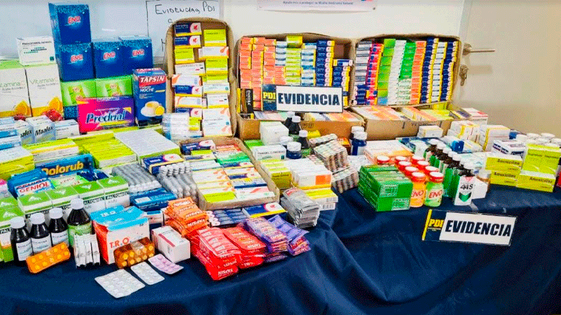 Arica: Detienen a tres personas por venta ilegal de medicamentos en feria libre