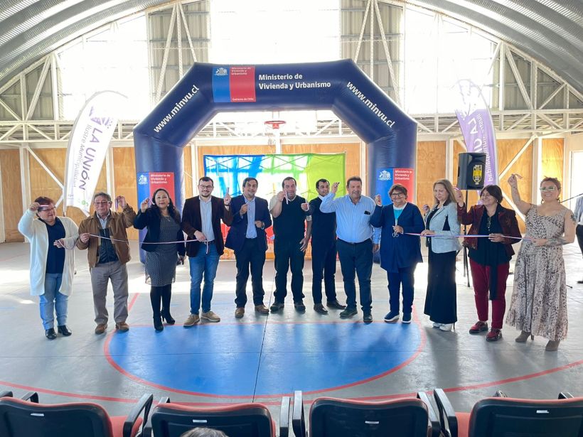 Inauguraron polideportivo en el Barrio Alberto Daiber en La Unión