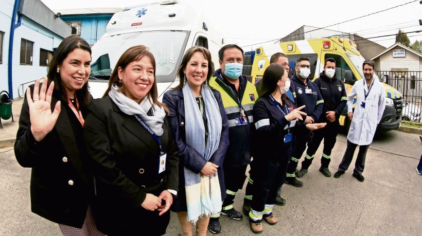 Lota, Santa Juana, Coronel y Samu Costa reciben nuevas ambulancias