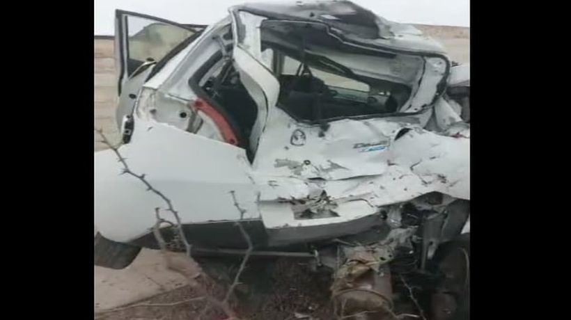 [VIDEO] Tras persecución camión que habría sido robado impactó contra vehículo en Alto Hospicio