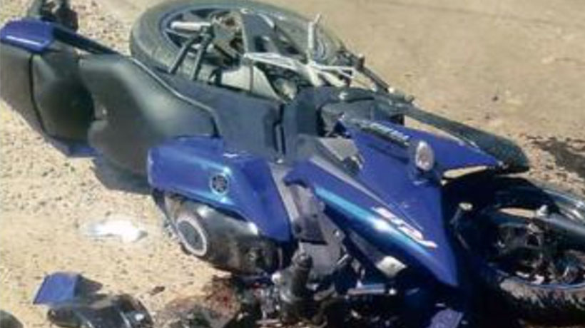 Joven motociclista falleció luego de fuerte choque en cruce informal Joven motociclista falleció luego de fuerte choque en cruce informal
