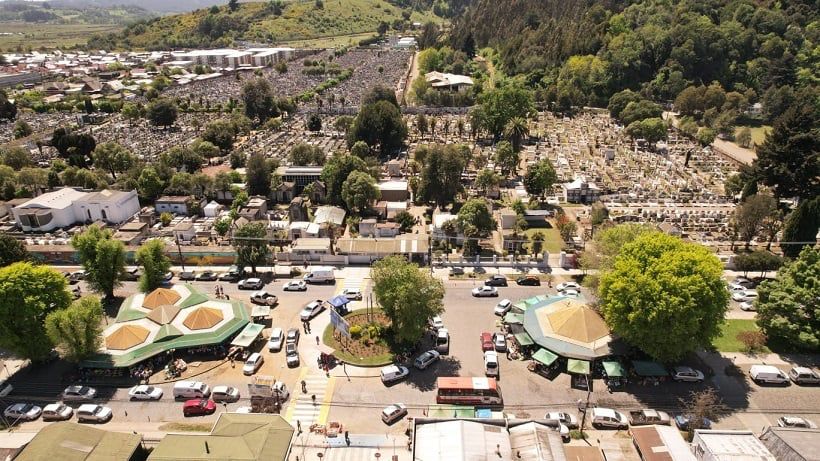 Cementerio de Temuco recibió 40 mil visitantes por la efeméride