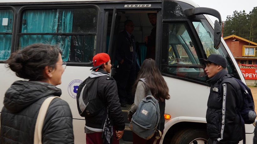 Pese a negativa del gremio porteño: buses gratuitos de refuerzo inician su recorrido en Laguna Verde