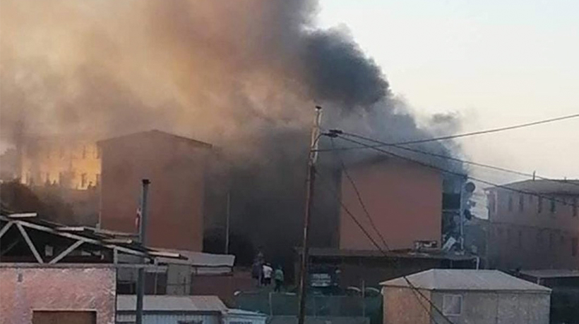 Viña del Mar: incendio afecto a departamento en Miraflores Alto