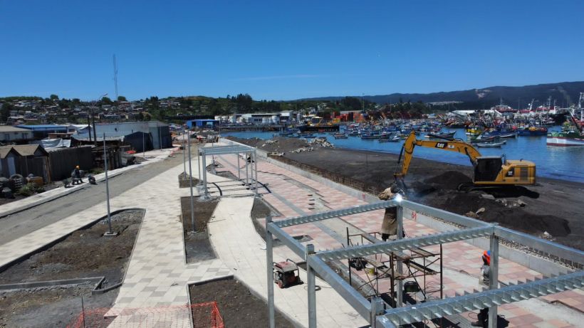En marzo sería entregado el nuevo borde costero en Caleta Lo Rojas de Coronel