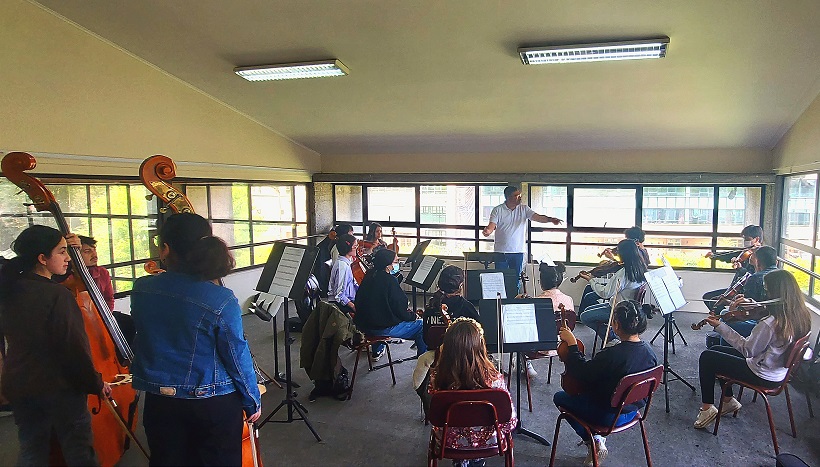 Semillero infantil de cuerdas del Teatro Municipal de Temuco comienza sus primeros ensayos
