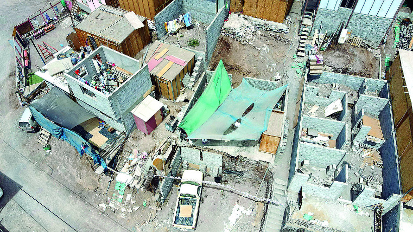 Un año se cumplió desde el incendio y aún hay viviendas en reconstrucción en Mirador de La Portada en Antofagasta